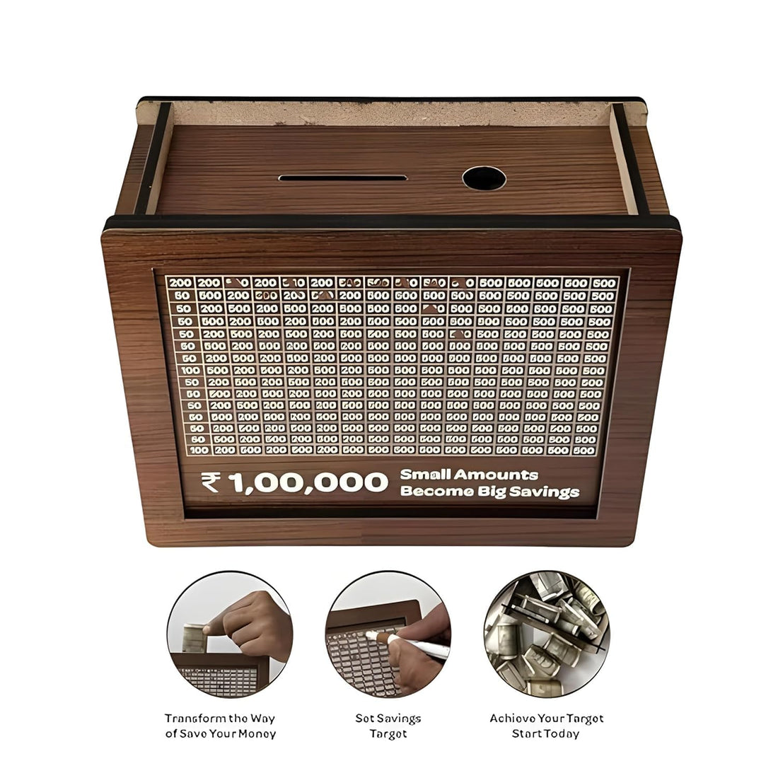 Savings Challenge Piggy Bank